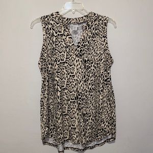 Leopard Print Top - M